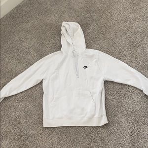 white nike hoodie
